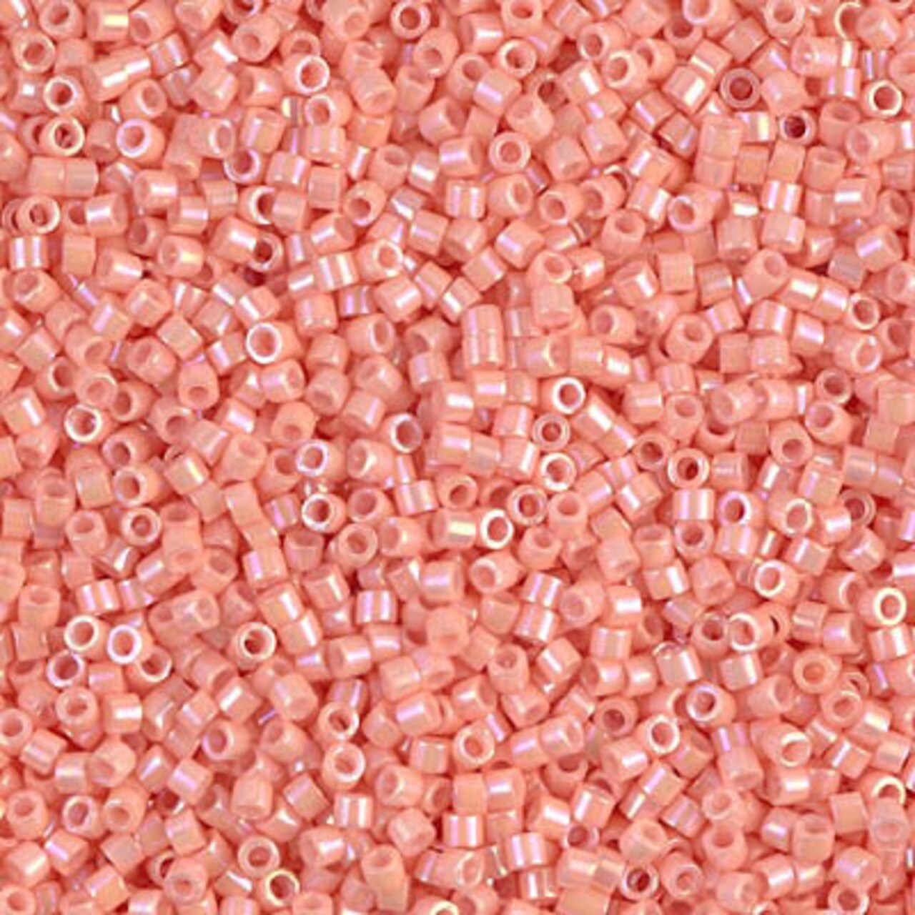 Miyuki Delica Bead 11/0, DB0207-1, Opaque Tea Rose Luster, 5 grams